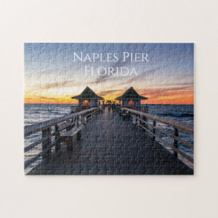 Napels Pier Florida Ocean Sunset Legpuzzel
