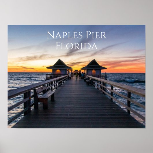 Napels Pier Florida Poster (Voorkant)