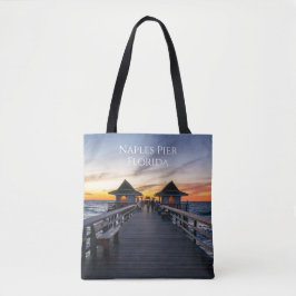 Napels Pier Florida Reisvakantie Tote Bag