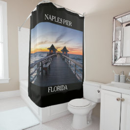 Napels Pier Florida Vakantie Beach House Douchegordijn