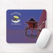 Napels pier in Blues Muismat (Met muis)