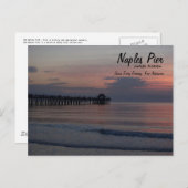 Napels Pier Napels, Florida Briefkaart (Voorkant / Achterkant)