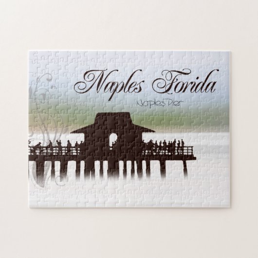 Napels Pier Puzzle Legpuzzel (Horizontaal)