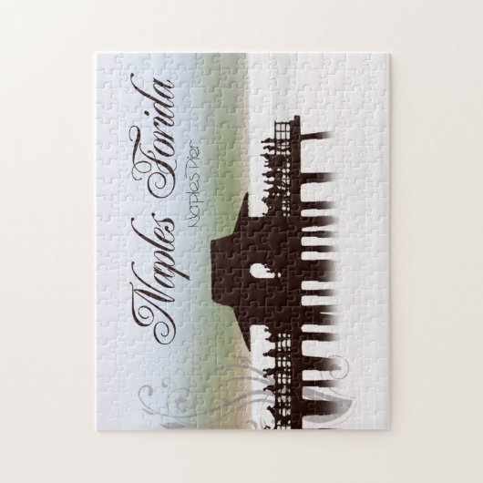 Napels Pier Puzzle Legpuzzel (Verticaal)