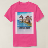 Napels Pier Travel Florida T-shirt (Design voorkant)