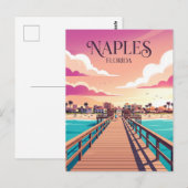 Napels Pier USA Briefkaart (Voorkant / Achterkant)