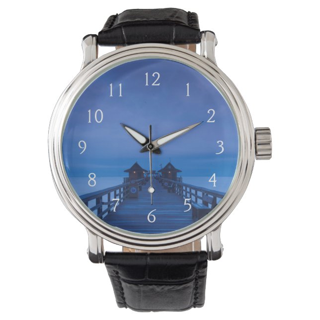 Napels Pier, zonsopgang Horloge (Voorkant)