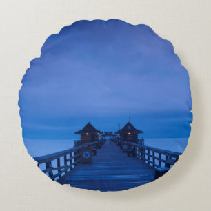 Napels Pier, zonsopgang Rond Kussen
