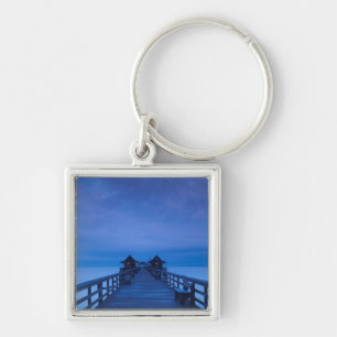 Napels Pier, zonsopgang Sleutelhanger