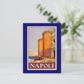 "Napels" Poster voor reizen in het kader van de "V Briefkaart (Staand voorkant)