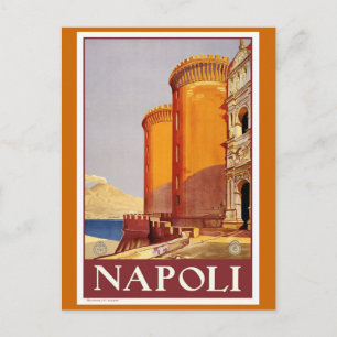 "Napels" Poster voor reizen in het kader van de "V Briefkaart