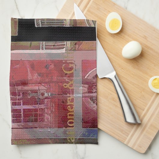 Napels Reflection Theedoek (Quarter Fold)