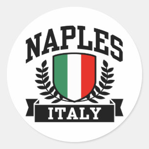 Napels Ronde Sticker