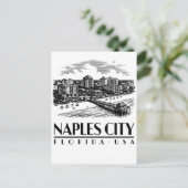 Napels Stad Florida USA Briefkaart (Staand voorkant)