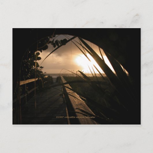 Napels Sunset Briefkaart (Voorkant)