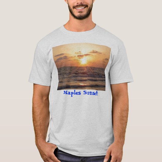 Napels Sunset T-shirt (Voorkant)