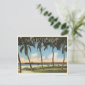  Napels, uitzicht van Florida van de Golf Briefkaart (Staand voorkant)