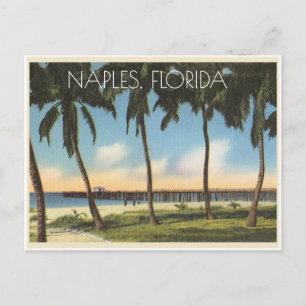 Napels, uitzicht van Florida van de Golf Briefkaart