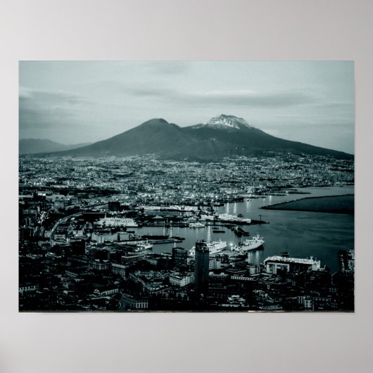 Napels Vesuvius Poster (Voorkant)