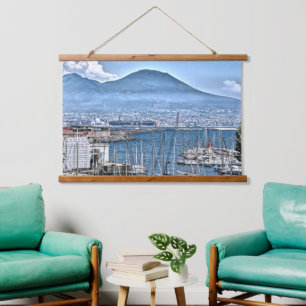 Napels Vesuvius Vulkaan Hangend Wandkleed