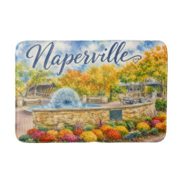 Naperville Illinois Paardenbloemfontein Riverwalk Badmat