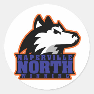 Naperville Noord Ronde Sticker