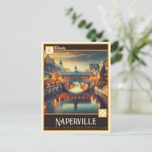 Naperville, Verenigde Staten |  Briefkaart (Staand voorkant)