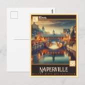 Naperville, Verenigde Staten |  Briefkaart (Voorkant / Achterkant)