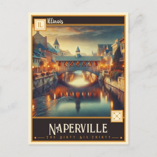 Naperville, Verenigde Staten |  Briefkaart (Voorkant)