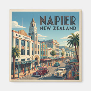 Napier Art Deco Nieuw-Zeeland Magneet