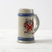 Napier Coat of Arms Stein - Family Crest Bierpul (Voorkant rechts)