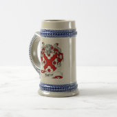 Napier Coat of Arms Stein - Family Crest Bierpul (Voorkant links)