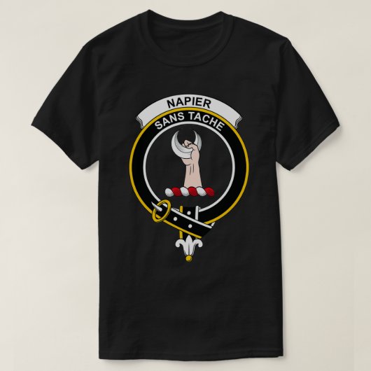 Napier Crest Tartan Clan Scottish Clan 1 T-shirt (Design voorkant)