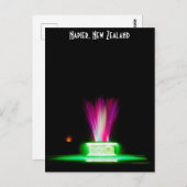 Napier NZ-fontein Briefkaart (Voorkant / Achterkant)