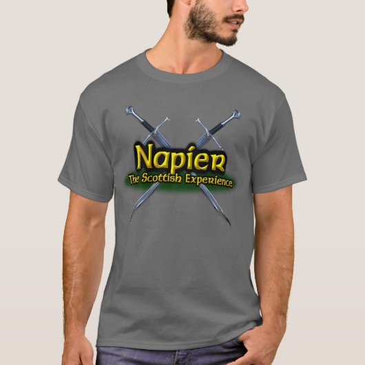 Napier The Scottish Experience Clan T-shirt (Voorkant)