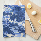 Napili Bay Hawaïense Keukenhanddoek (Quarter Fold)
