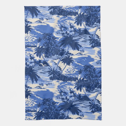 Napili Bay Hawaïense Keukenhanddoek (Verticaal)
