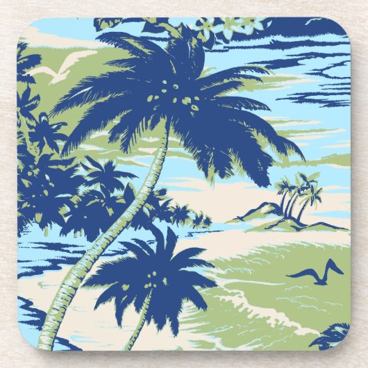 Napili Bay Hawaiian Cork-Onderzetters Onderzetter (Voorkant)