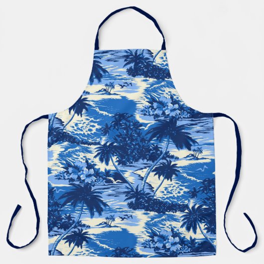 Napili Bay Hawaiian Island Schilderachtig - Blauw Schort (Voorkant)