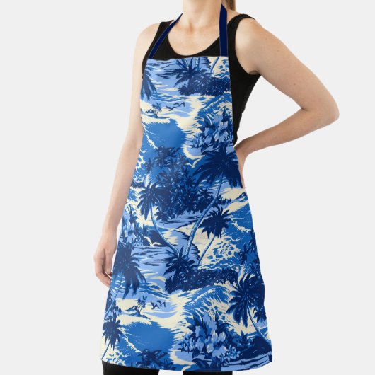 Napili Bay Hawaiian Island Schilderachtig - Blauw Schort (Insitu)