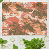 Napili Bay Hawaiian keukenhanddoek (Gevouwen)