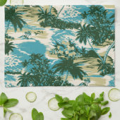 Napili Bay Hawaiian keukenhanddoek (Gevouwen)