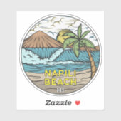 Napili Beach Hawaii  Sticker (Vel)