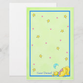 Naping Cat Stationery "Sweet Dreams" Briefpapier (Voorkant / Achterkant)