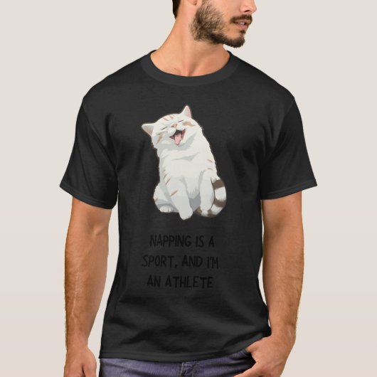 Naping is a sport and im an athlete gift t-shirt (Voorkant)