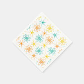 Napkin - atomen en sterren servet (Hoek)