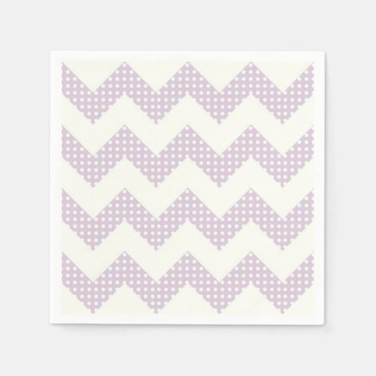 Napkin/Chevron en Polka Dots Servetten (Voorkant)