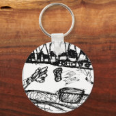 Napkin Cronicles 1 Sleutelhanger (Voorkant)