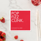 Napkin - Pop Fizz Clink Servetten (Insitu)