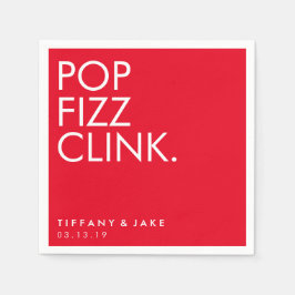 Napkin - Pop Fizz Clink Servetten